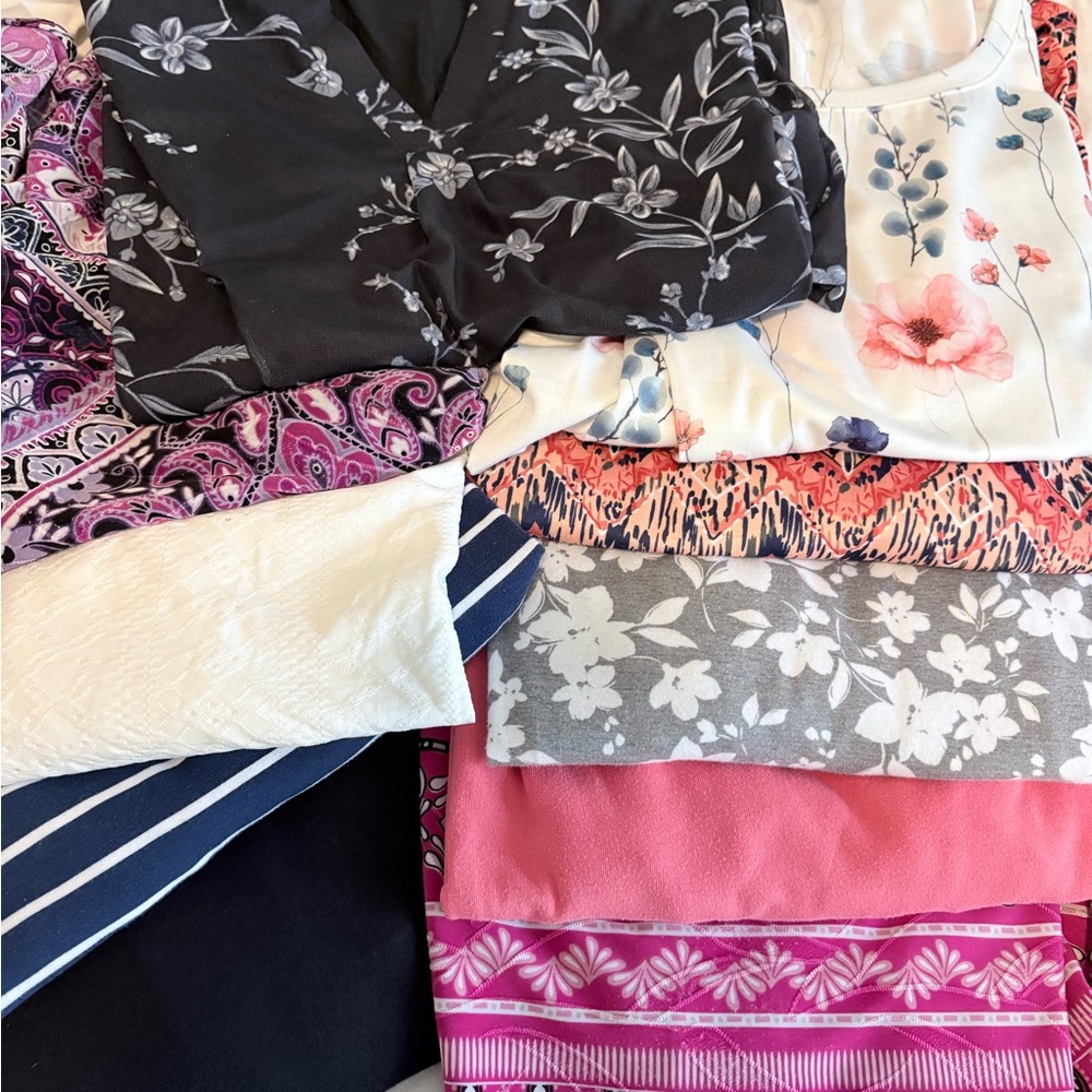 Lot of 10 Blouses, XXL or 2X